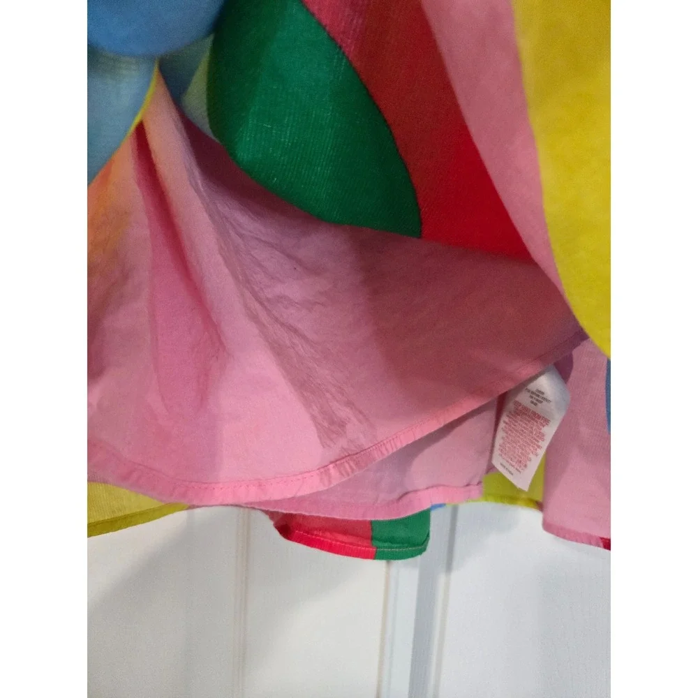 Mini Boden Girls Rainbow Wave Sundress Multi Color Cotton Dress 4-5Y 110cm